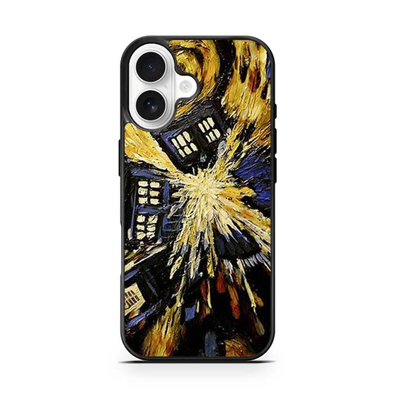 Doctor Who and Tardis Art iPhone 17 Case
