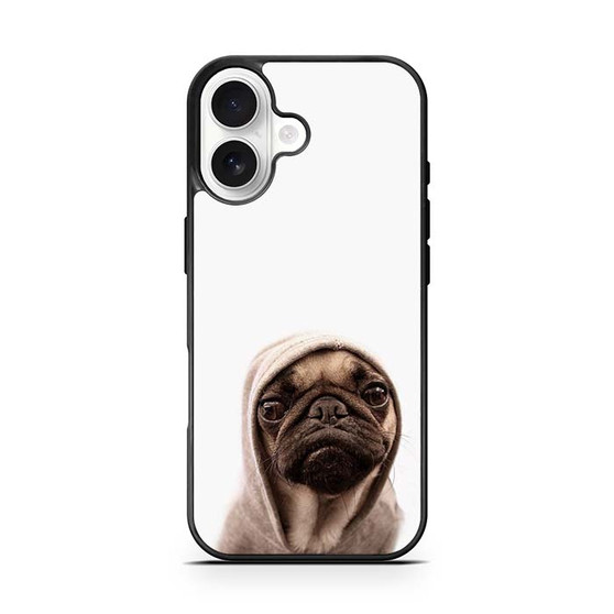 Pug In Hoodie iPhone 17 Case