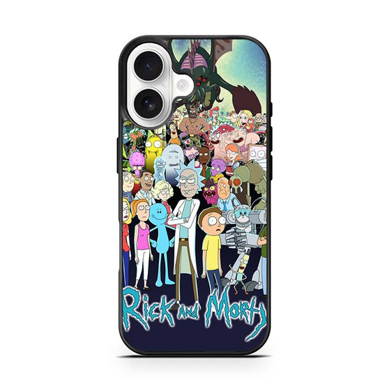 Rick And Morty All Character iPhone 17 Case