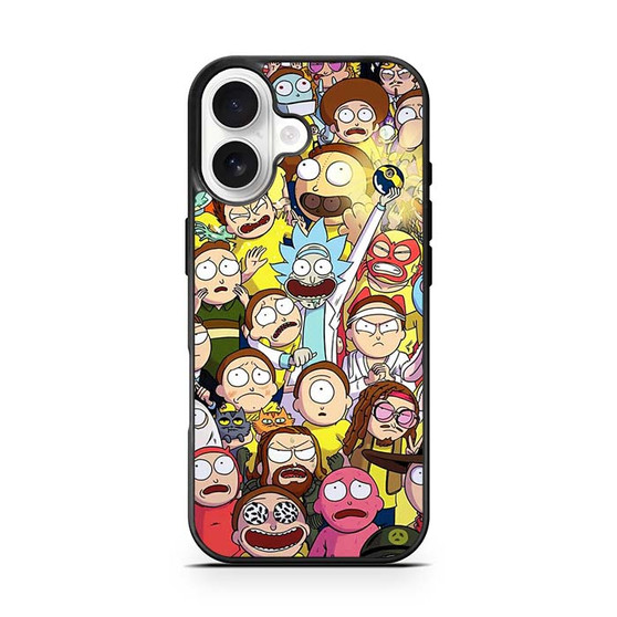 Rick and Morty Collage iPhone 17 Case