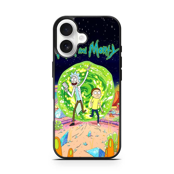 rick and morty portal iPhone 17 Case