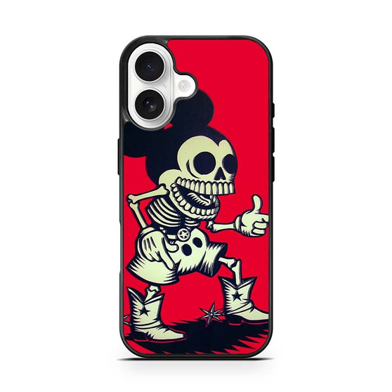 shia labeouf Mickey Mouse Rock Skull iPhone 17 Case