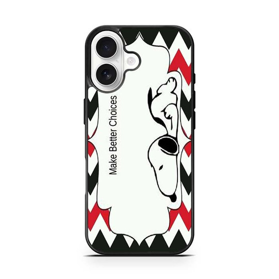 Snoopy Make Better Choice iPhone 17 Case