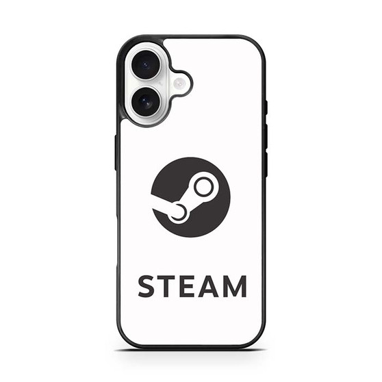 Steam Logo White iPhone 17 Case
