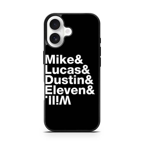 Stranger Things Mike Lucas Dustin Eleven Will iPhone 17 Case
