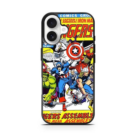 The Avengers Comic Marvel iPhone 17 Case