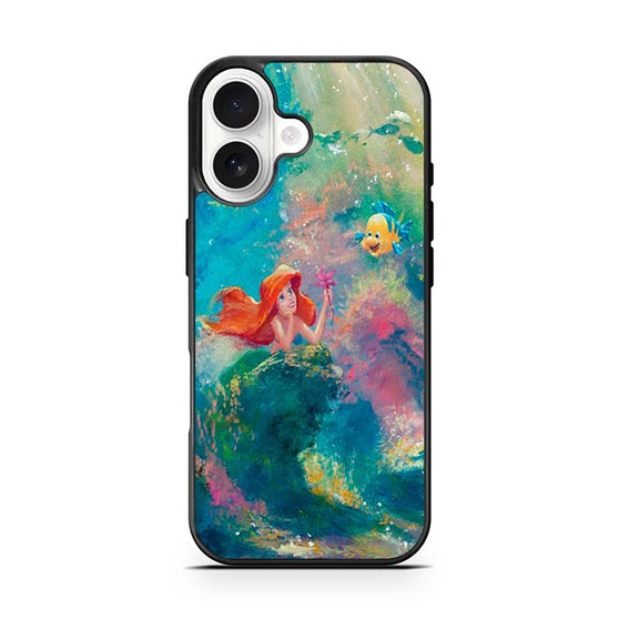 the little mermaid painting iPhone 17 Case