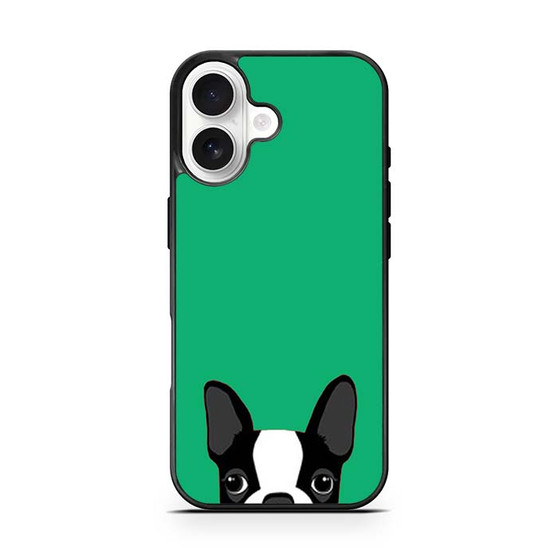 Watching Boston Terrier 2 iPhone 17 Case