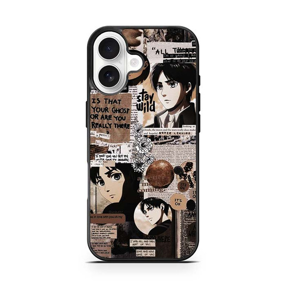 Attack on Titan Eren Quotes iPhone 17 Case