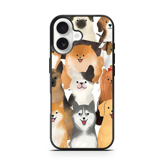 Cute Dogs Collage iPhone 17 Case