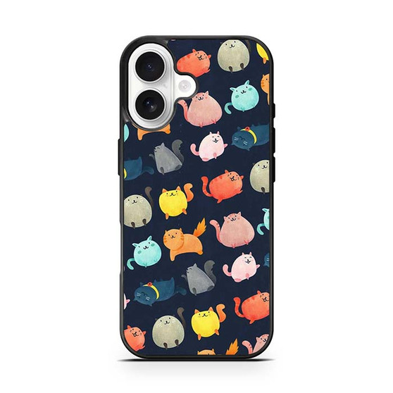 Cute Fat Cat iPhone 17 Case