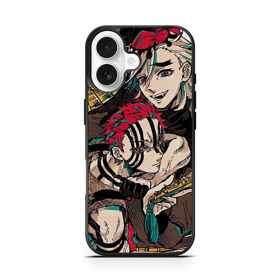 Demon Slayer Doma and Akaza iPhone 17 Case