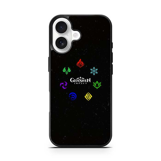 Genshin Impact Elements iPhone 17 Case