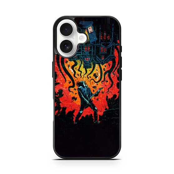 Stranger Things Eddie Munson Playing Guitar iPhone 17 Case