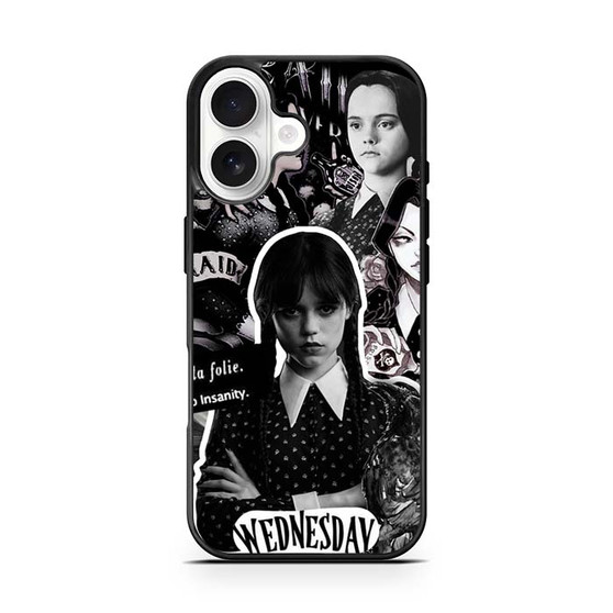 Wednesday The Addams Familly Collage iPhone 17 Case