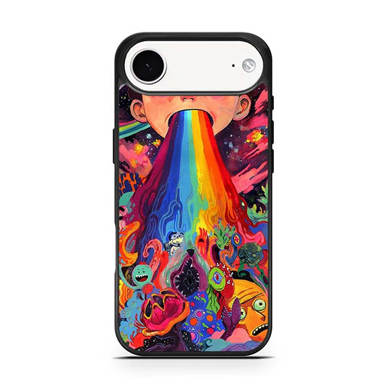 Psychedelic Rick and Morty iPhone Air Case