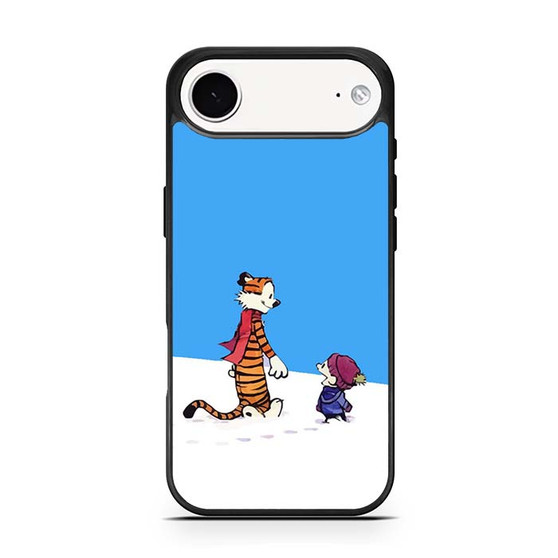 Calvin and Hobbes Wanna Make Snowman iPhone Air Case
