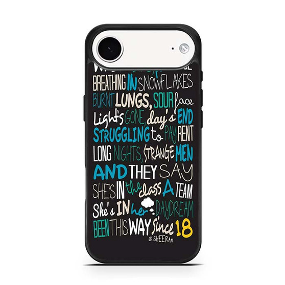 Ed Sheeran Quotes 3 iPhone Air Case