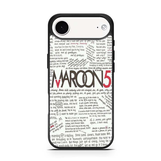 Marron 5 Lyrics iPhone Air Case Marron 5 Lyrics iPhone Air Case