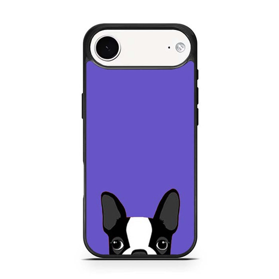 Purple Boston Terrier iPhone Air Case