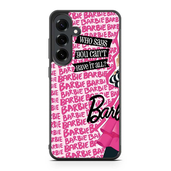 Barbie Quotes Samsung Galaxy S25 FE Case