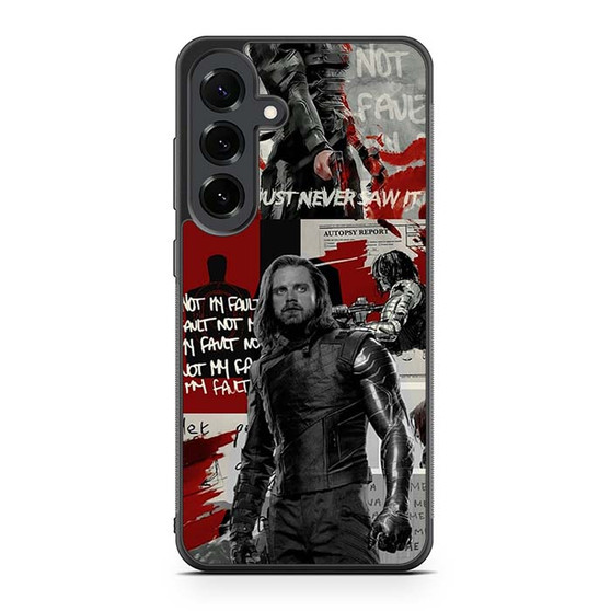 Bucky the white wolf Samsung Galaxy S25 FE Case