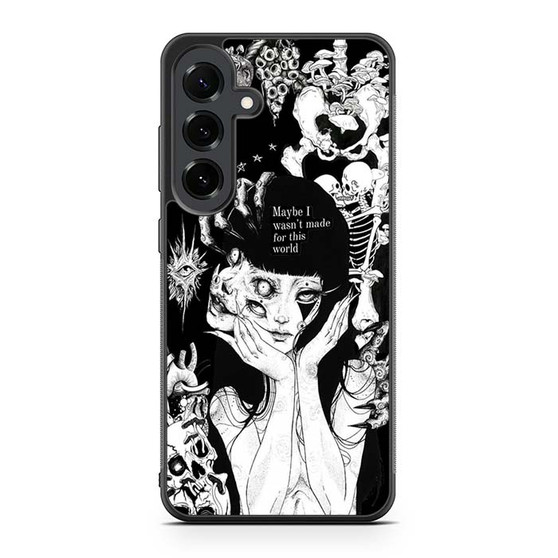 Junji Ito Manga Tomie Quotes Samsung Galaxy S25 FE Case