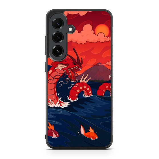 Pokemon red gyrados great wave Samsung Galaxy S25 FE Case