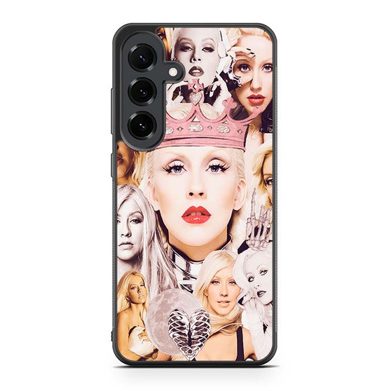 Christina Aguilera Collage Samsung Galaxy S25 FE Case
