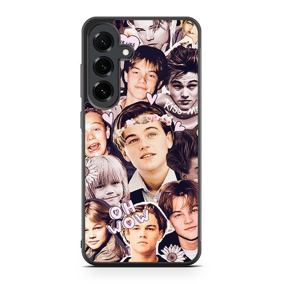Lenardo Di Caprio Young Collage Samsung Galaxy S25 FE Case