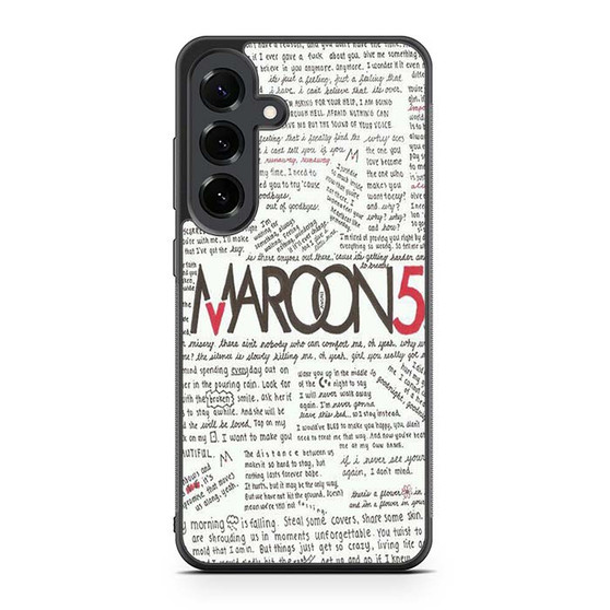 Marron 5 Lyrics Samsung Galaxy S25 FE Case