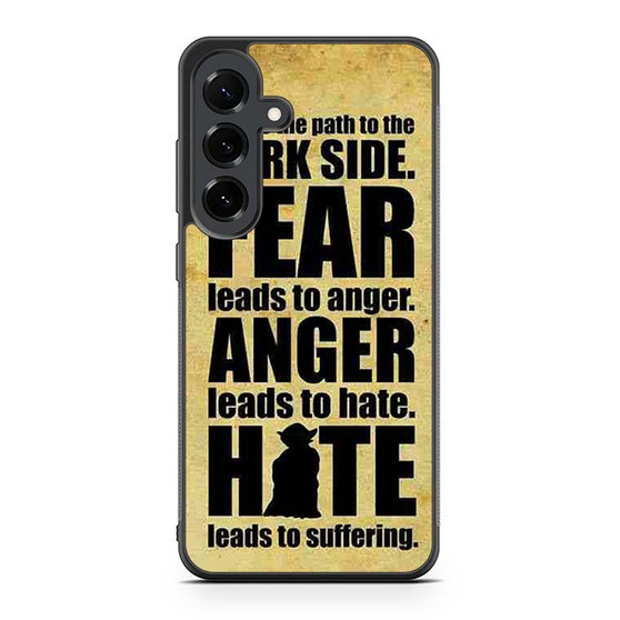 Master Yoda Quotes Samsung Galaxy S25 FE Case
