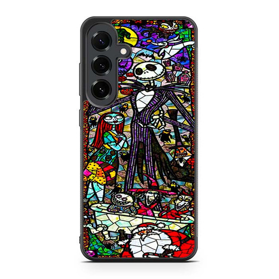 Nightmare before christmas stained glass Samsung Galaxy S25 FE Case