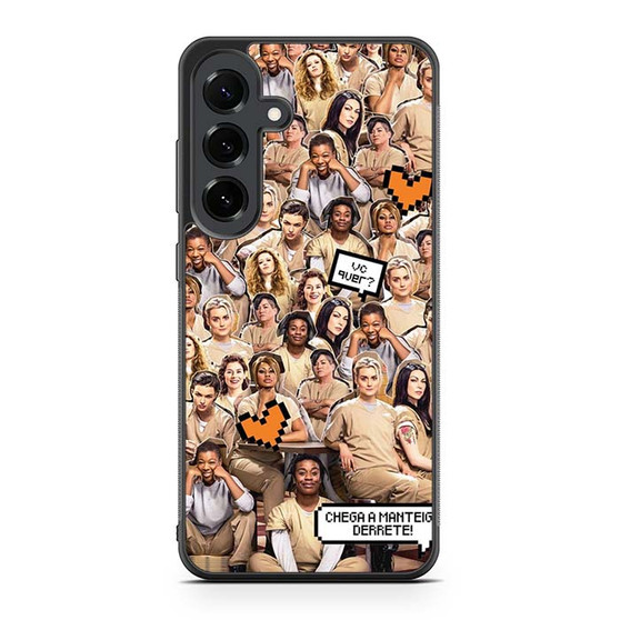 Orange is the new black 1 Samsung Galaxy S25 FE Case