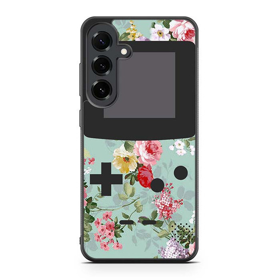 original floral gameboy Samsung Galaxy S25 FE Case