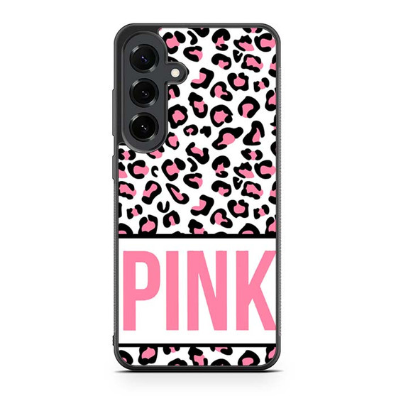 Pink Custom Leopard Samsung Galaxy S25 FE Case