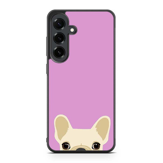 pink french bulldog Samsung Galaxy S25 FE Case