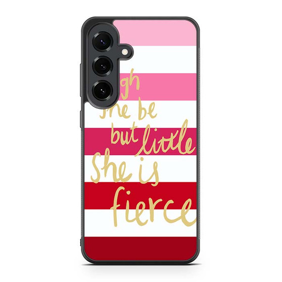 pink strip quotes Samsung Galaxy S25 FE Case