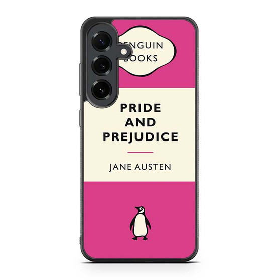pride and prejudice penguin Book pink Samsung Galaxy S25 FE Case