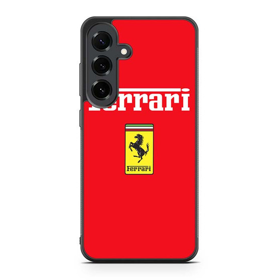 Red Ferrari Samsung Galaxy S25 FE Case Red Ferrari Samsung Galaxy S25 FE Case