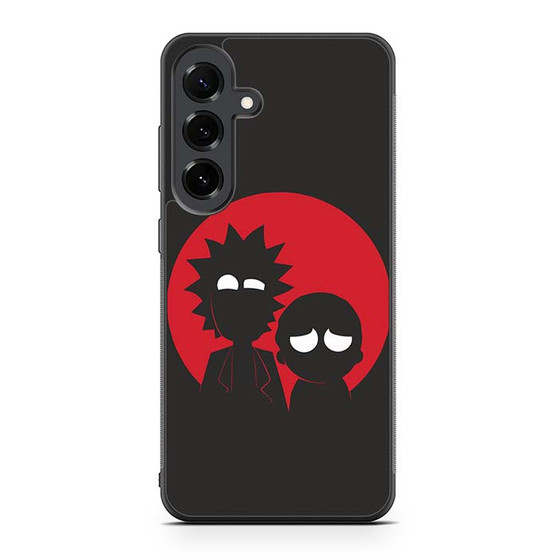 Rick And Morty Silohuette Samsung Galaxy S25 FE Case Rick And Morty Silohuette Samsung Galaxy S25 FE Case