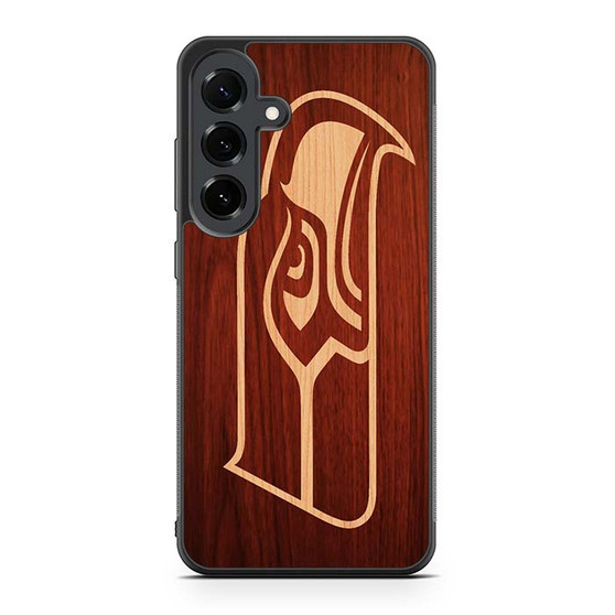 seahawk wood Samsung Galaxy S25 FE Case