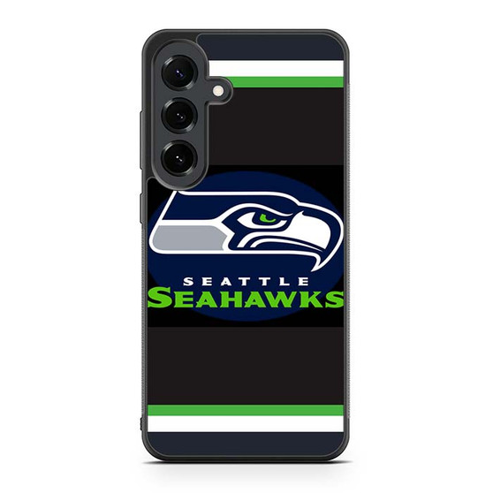 Seattle seahawks logo green strip Samsung Galaxy S25 FE Case Seattle seahawks logo green strip Samsung Galaxy S25 FE Case