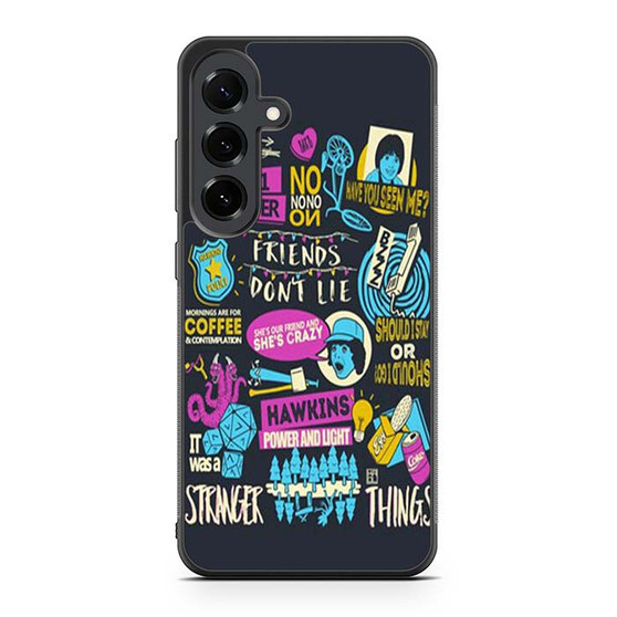Stranger Things Collage Samsung Galaxy S25 FE Case Stranger Things Collage Samsung Galaxy S25 FE Case