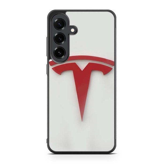 Tesla Logo 1 Samsung Galaxy S25 FE Case Tesla Logo 1 Samsung Galaxy S25 FE Case