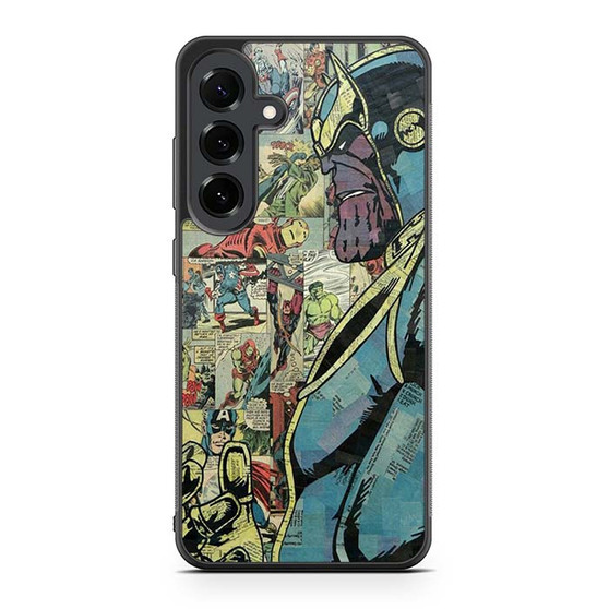 Thanos Comic Pattern Samsung Galaxy S25 FE Case Thanos Comic Pattern Samsung Galaxy S25 FE Case