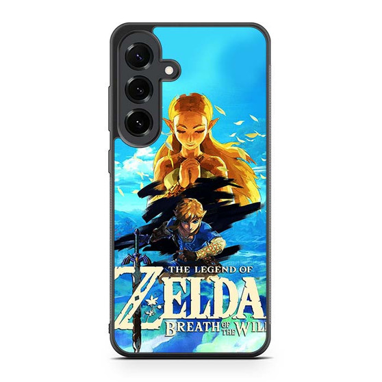 The Legend of Zelda Breath of the Wild Link and Zelda Samsung Galaxy S25 FE Case