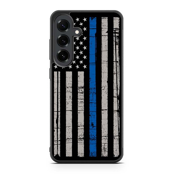 The Thin Blue Line USA Flag Samsung Galaxy S25 FE Case