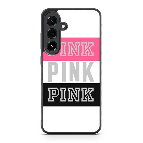 Triple Pink Victoria's secret Samsung Galaxy S25 FE Case Triple Pink Victoria's secret Samsung Galaxy S25 FE Case