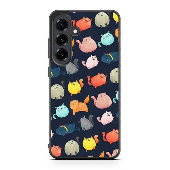 Cute Fat Cat Samsung Galaxy S25 FE Case Cute Fat Cat Samsung Galaxy S25 FE Case